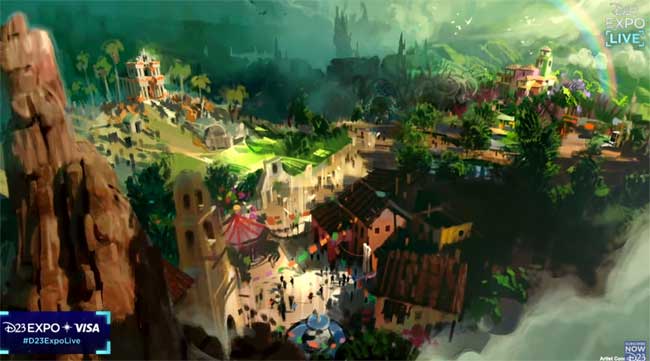 Concept art showing possible replacement for Rivers Of America