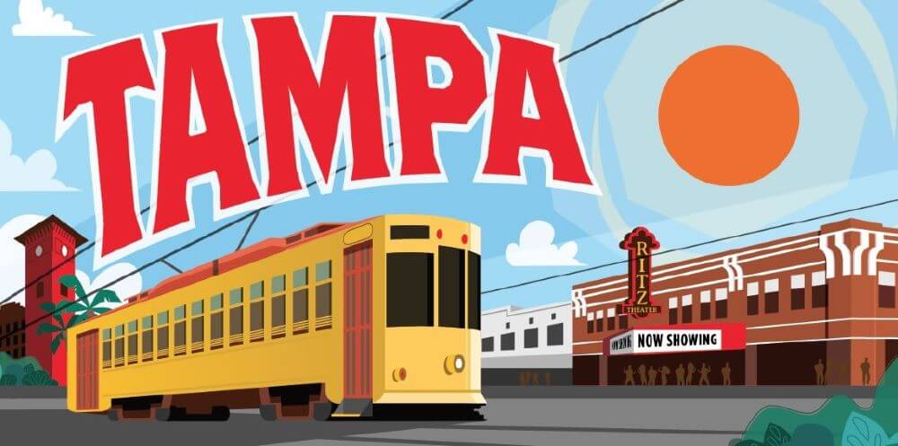 Tampa billboard for upcoming immersive Great Florida Road Trip 