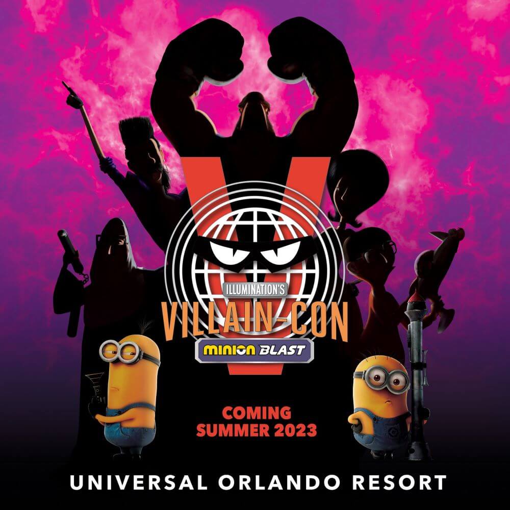 Illumination Villain Con Minion Blast Poster