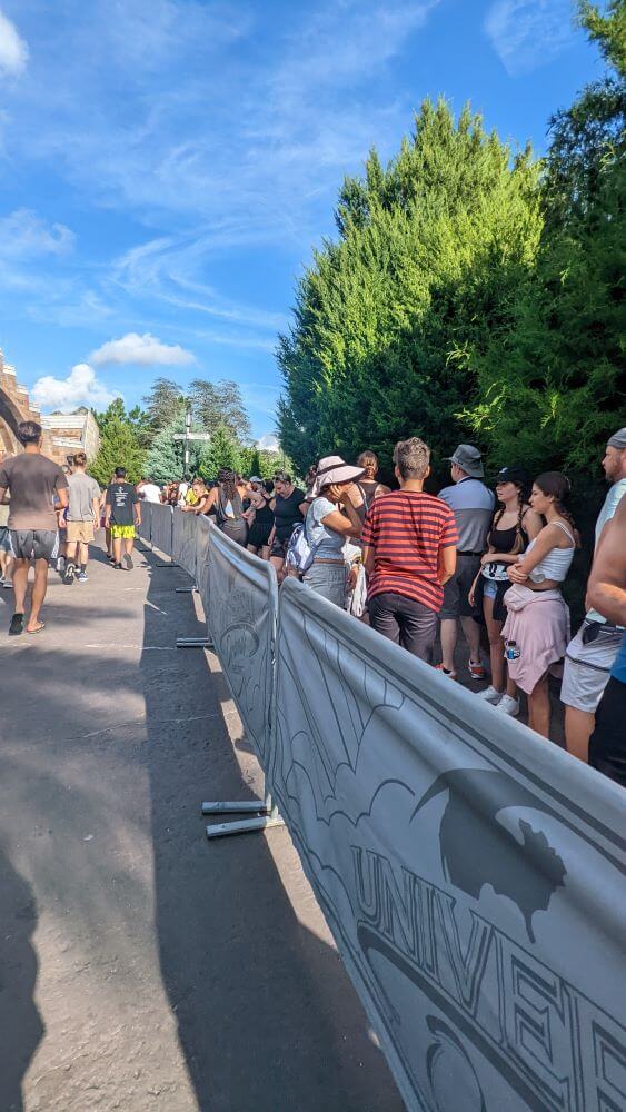 Long morning lines form for Hagrid's Magical Creatures Motorbike Adventure