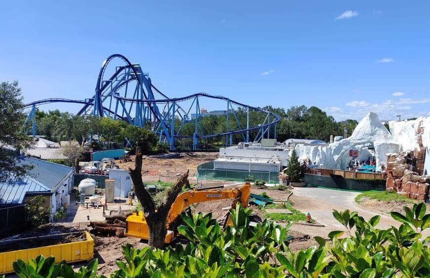 Land Clearing for SeaWorld's new 2024 roller coaster. Find our more information about this attraction and a lot more in my Bitesize Orlando July 2023 new update