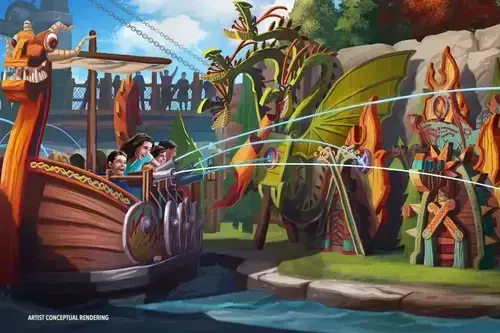 Epic Universe Fyre Drill Artist Concept Epic Universe Fyre Drill Artist Concept