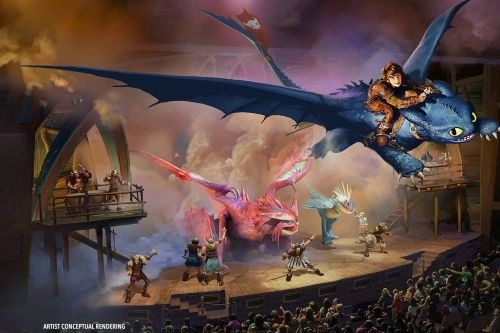 Epic Universe The Untrainable Dragon Artist Concept Epic Universe The Untrainable Dragon Artist Concept