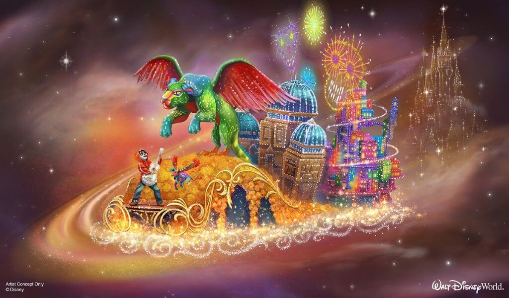 Dinsey Coc Starlight parade Float Image