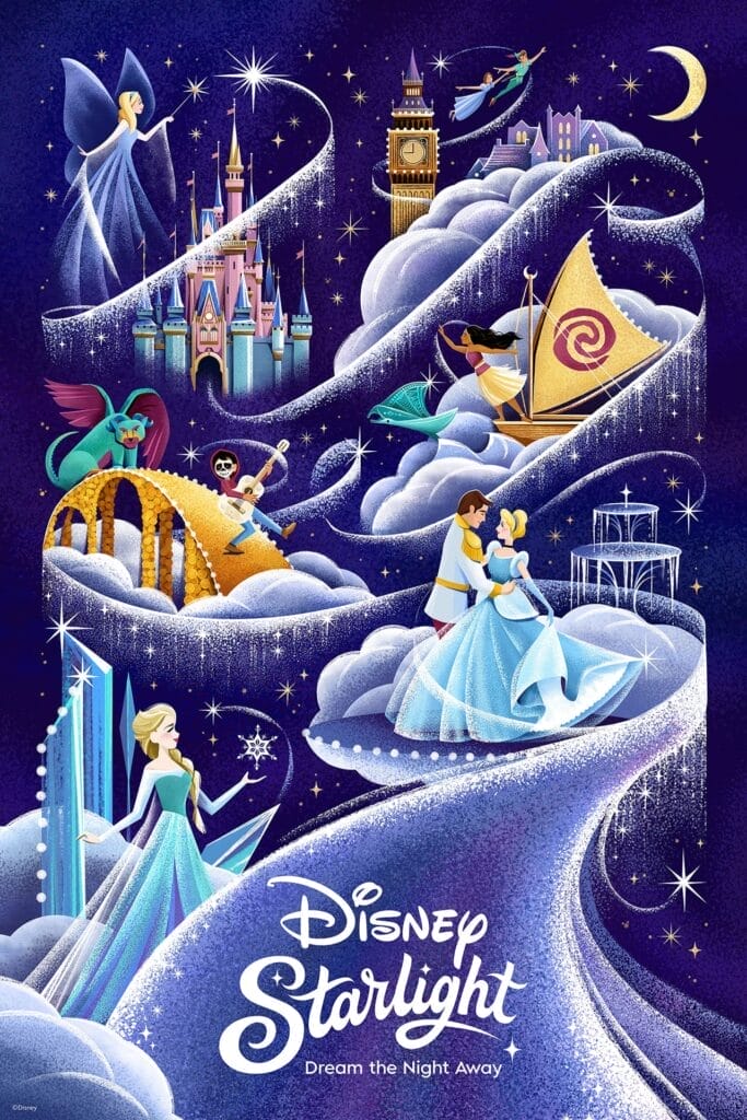 Poster for Disney's new Starlight Dream The Night Away